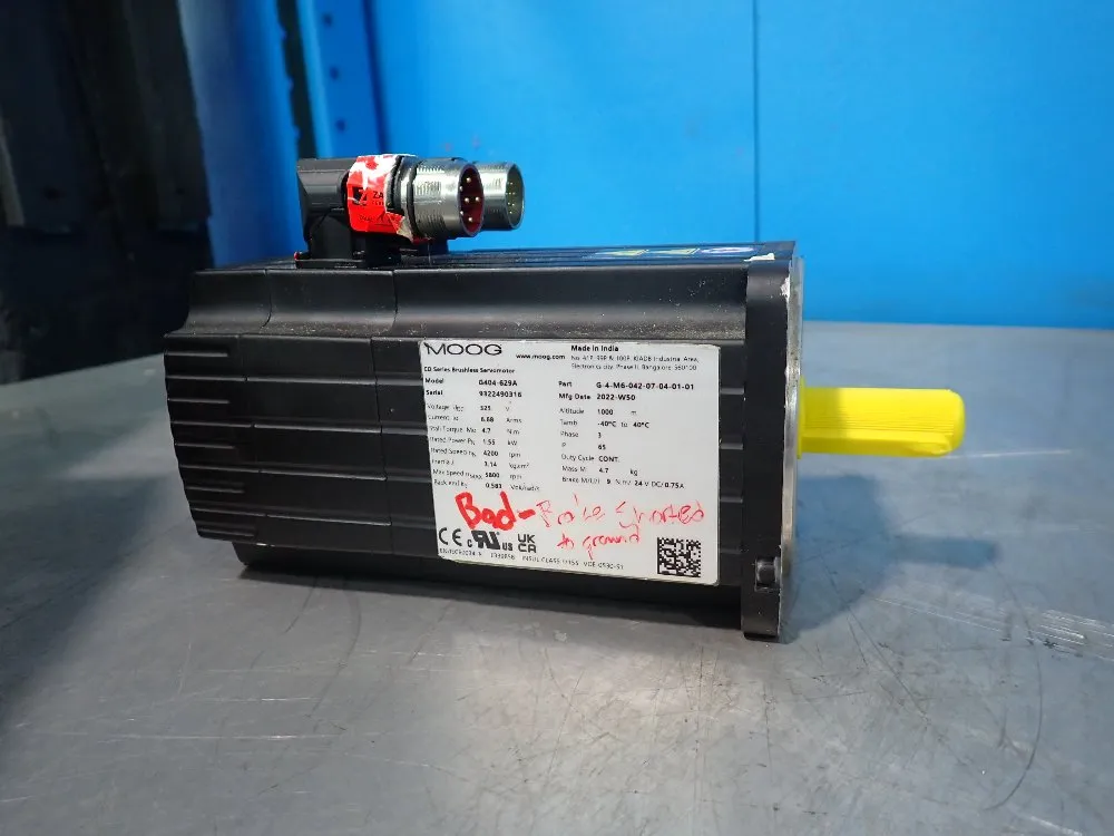 Moog 1.55hp Servo Motor - G404-629a