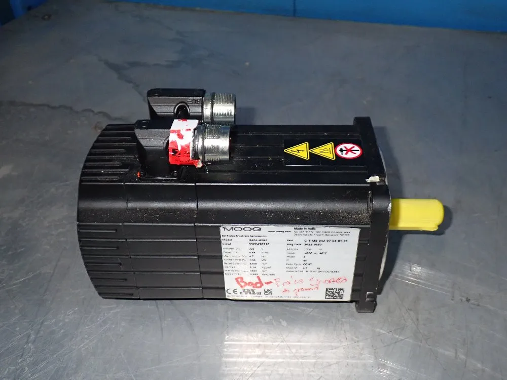 Moog 1.55hp Servo Motor - G404-629a