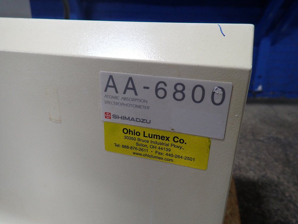 Shimadzu Atomic Absorbtion Spectrophotometer - Aa-6800