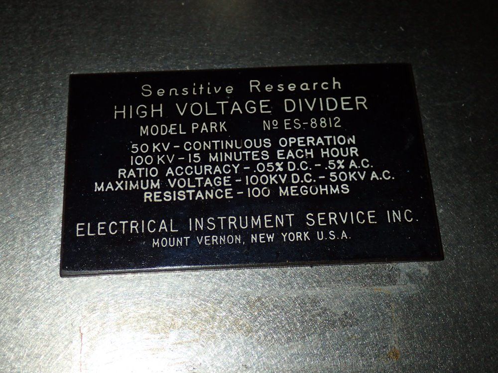 Electrical Instrument Service Divider