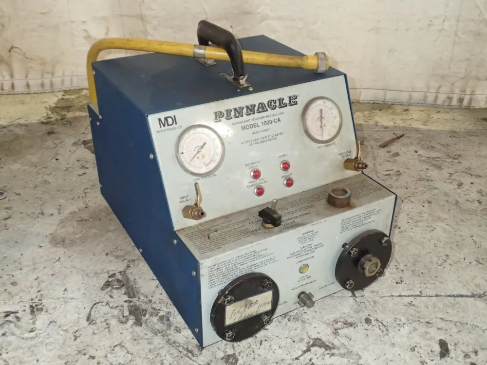 Pinnacle Refrigerant Recovery Unit - 1000-cab