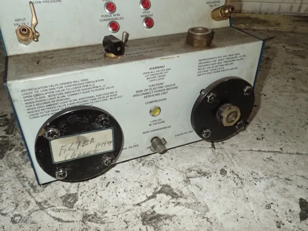 Pinnacle Refrigerant Recovery Unit - 1000-cab