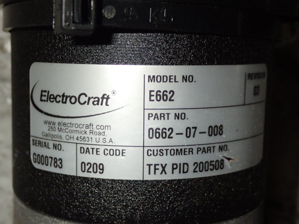 Electrocraft Servo Motor