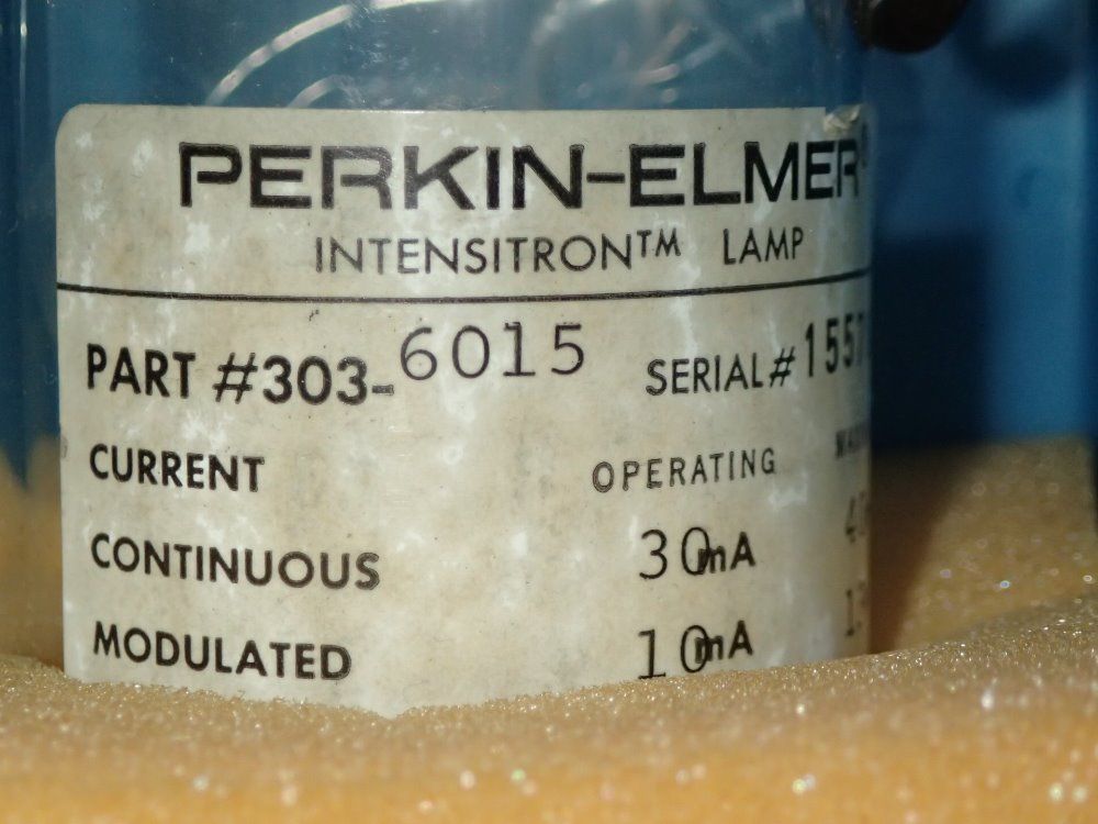 Perkin - Elmer Intensitron Lamp