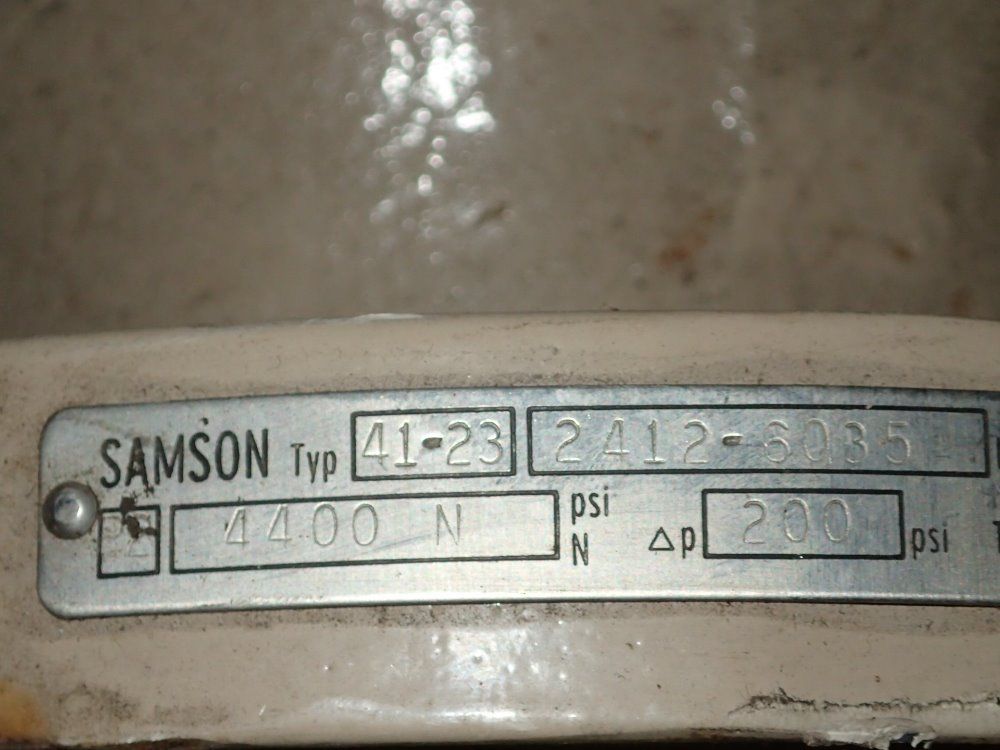 Samson Actuator Valve