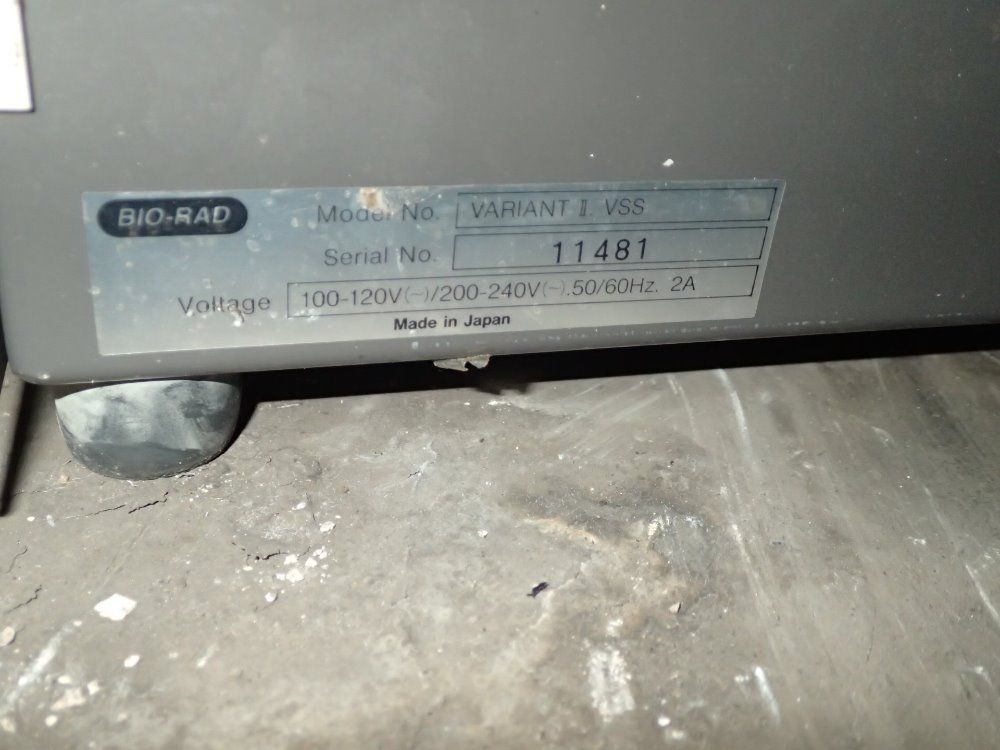 Bio Rad Hemoglobin Tester - Variant Ii Vss