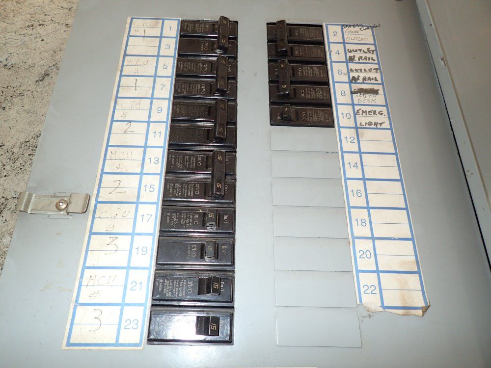 Cutler Hammer 125 Amp Load Center / Breaker Box - Ql24125