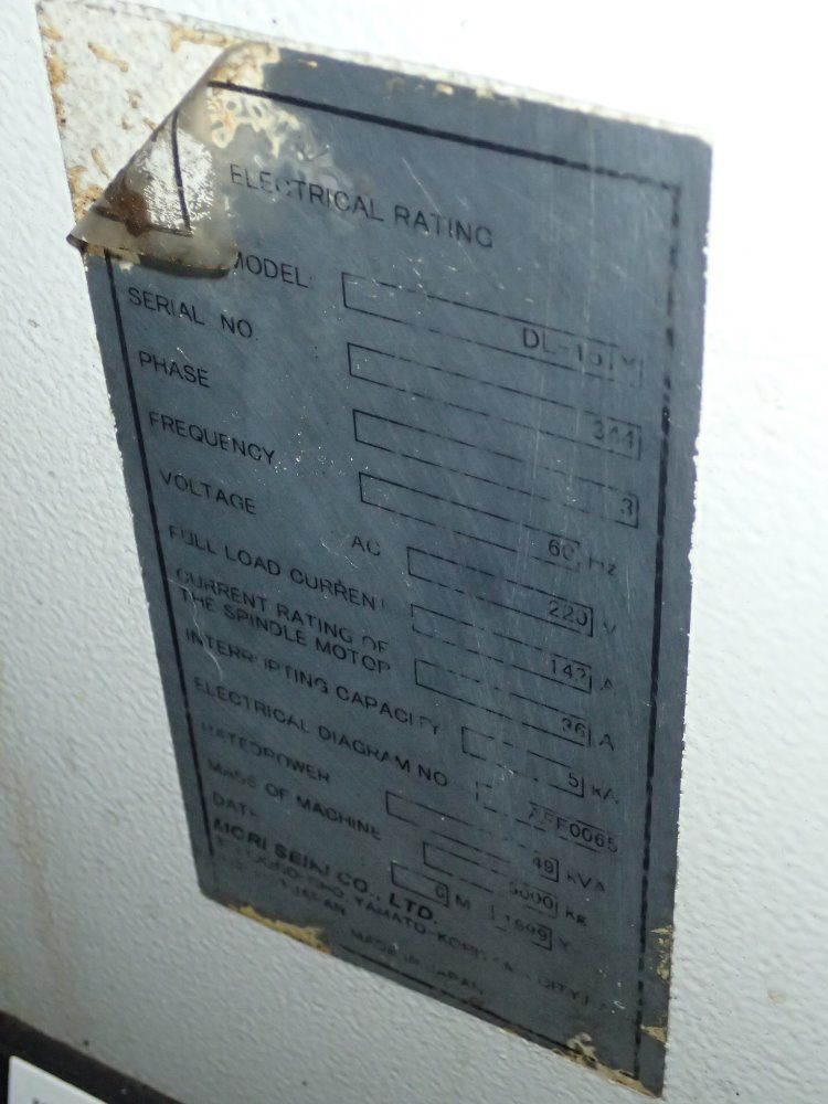 Mori Seiki Cnc Dual Turning Lathe