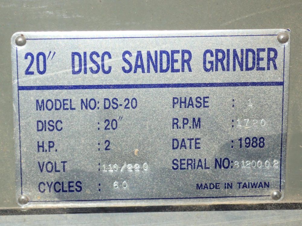 Elephant Disc Sander