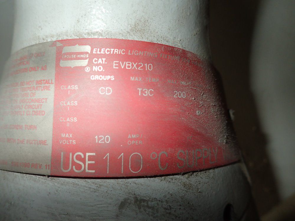 Crouse Hinds Explosion Proof Light Fixture