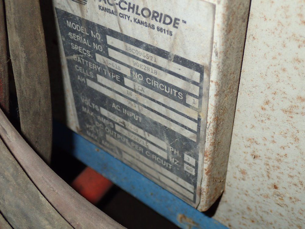 Pac Chloride Battery Charger