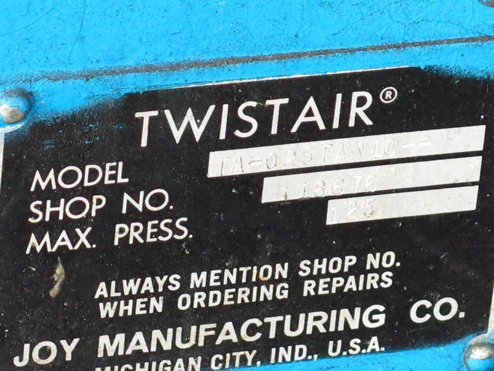 Joy / Twistair 25 Hp Air Compressor - Ta-025tan1-c