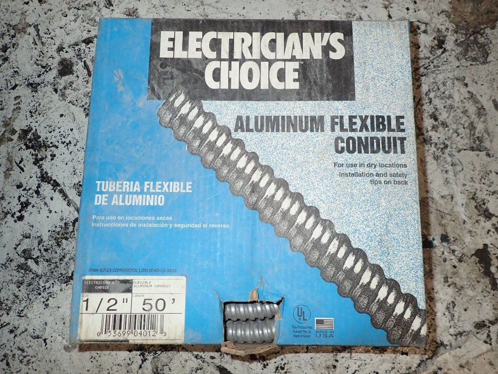 Electrician's Choice Aluminum Flexible Conduit