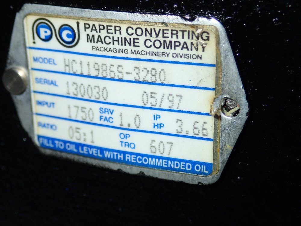 Paper Converting Gear Reducer