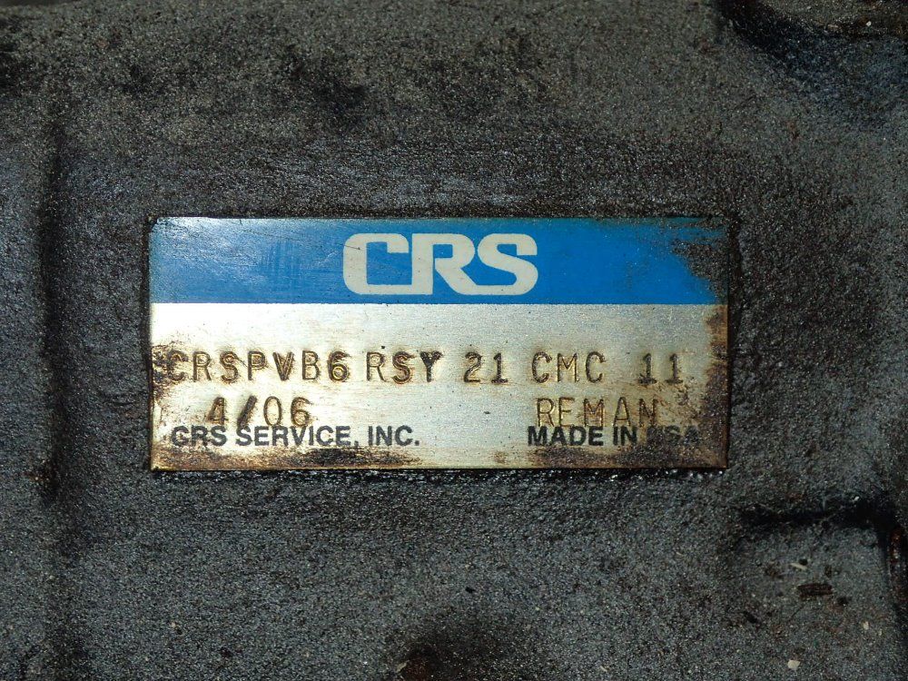 Crs Hydraulic Pump