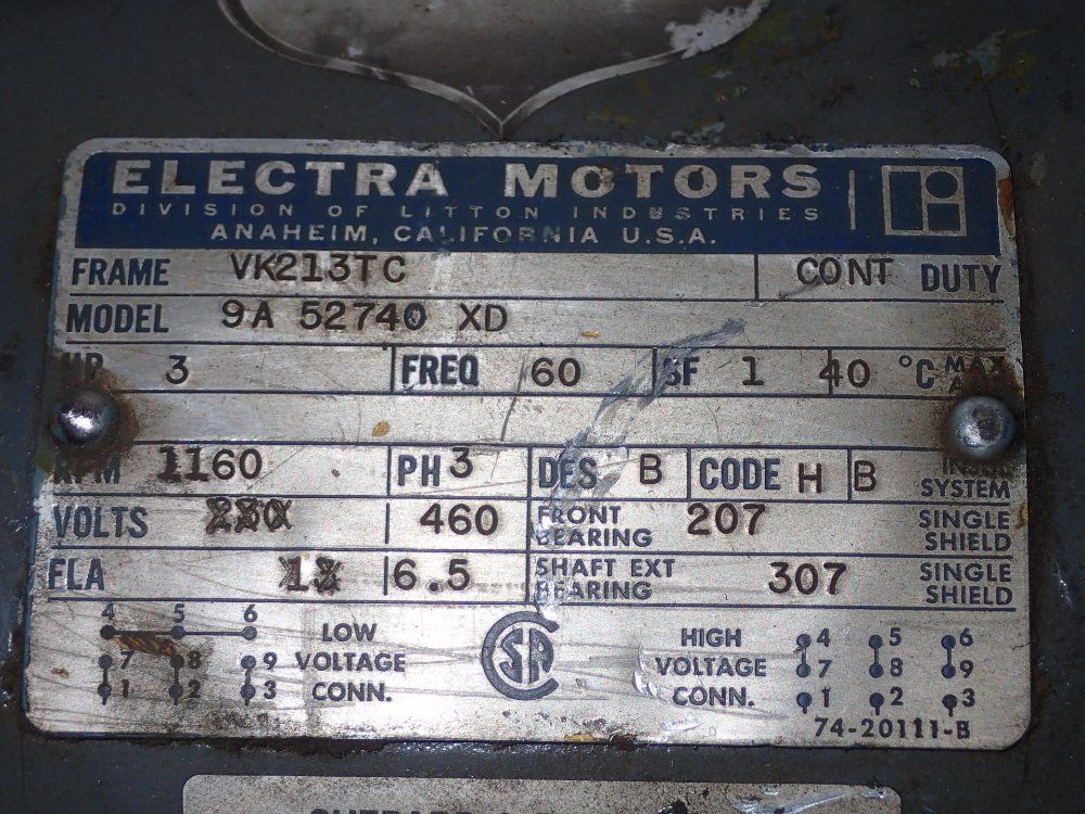 Electra Motors Motor