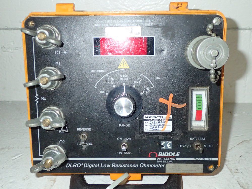 Biddle Instruments Digital Low Resistance Ohmmeter