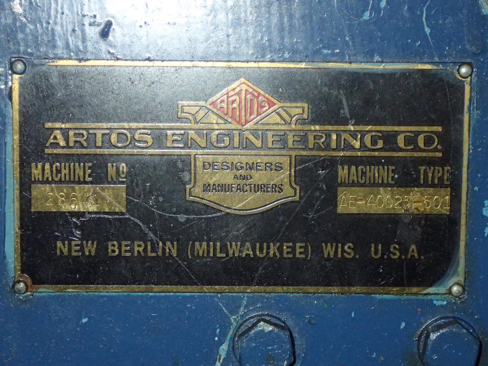 Artos Engineering Co. Sheet Metal Former
