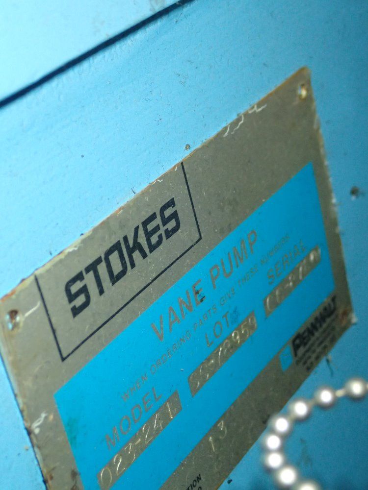 Anicon/stokes Vacuum Pump