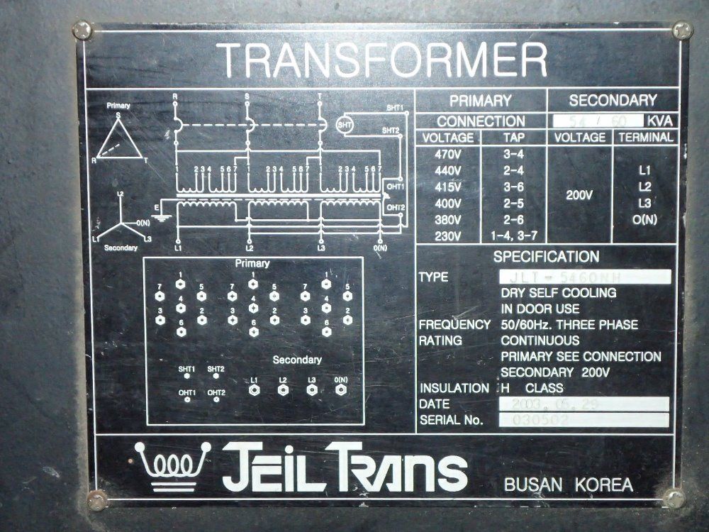Jeil Trans Transformer