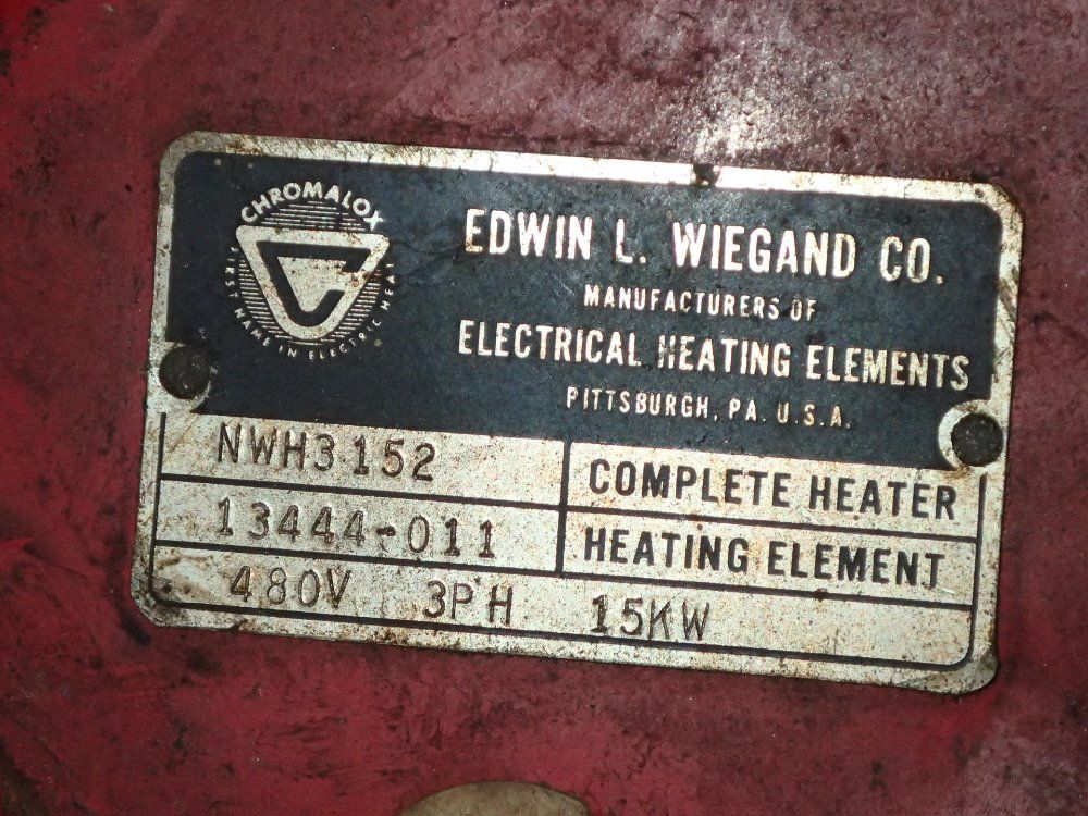 Edwin L. Weigard Co. Heat Exchanger