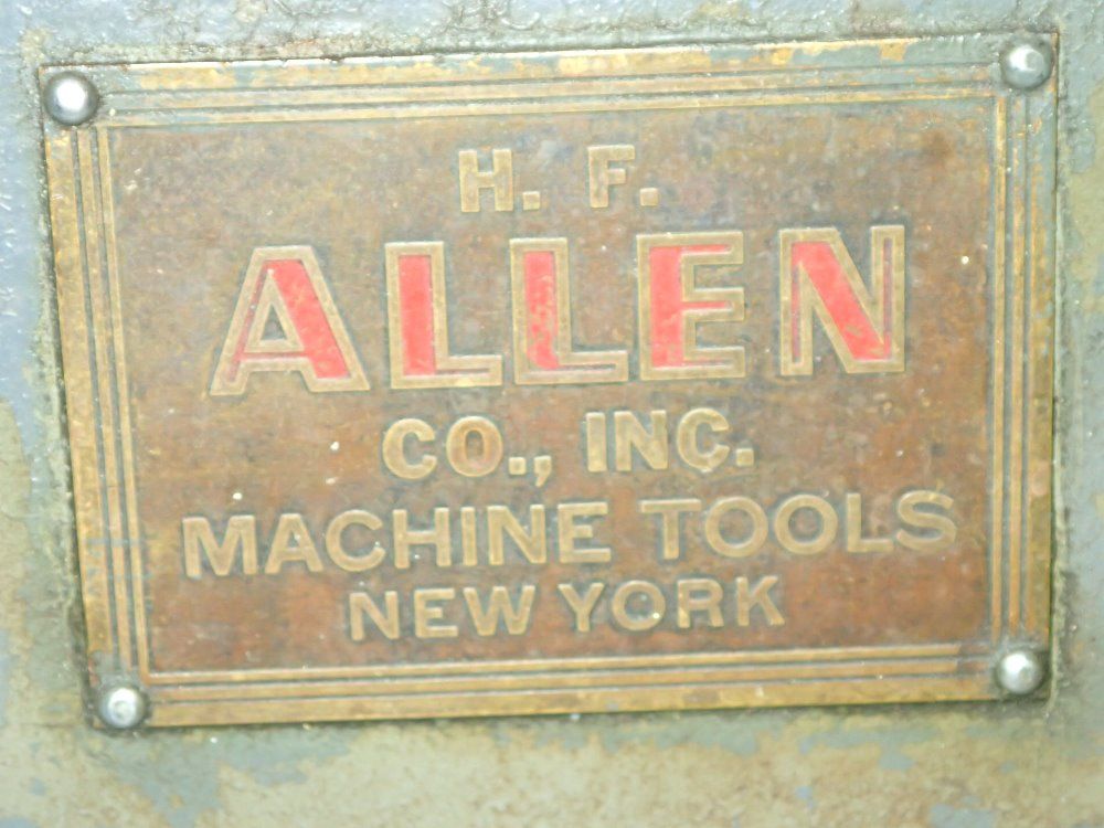 H.f. Allen Co. Inc. Shaper