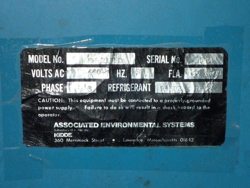 Associated Environmental Systems Thermal Shock Chamber
