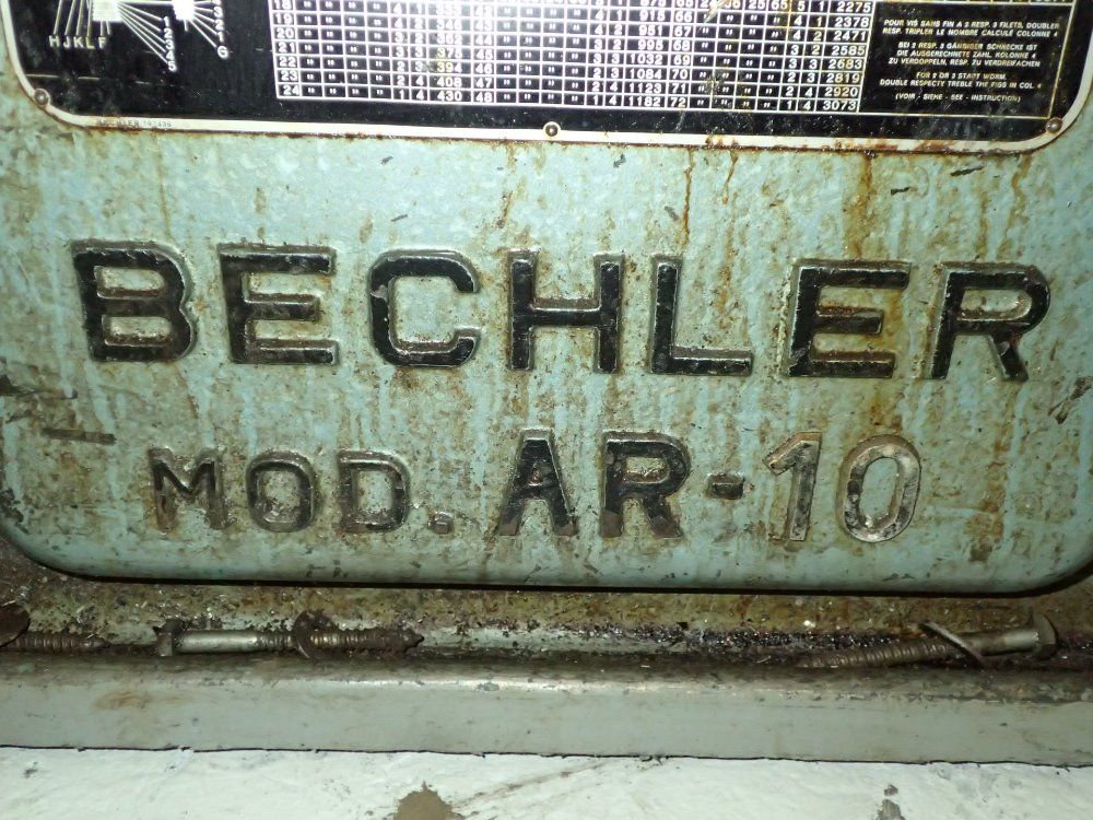 Bechler Screw Machine