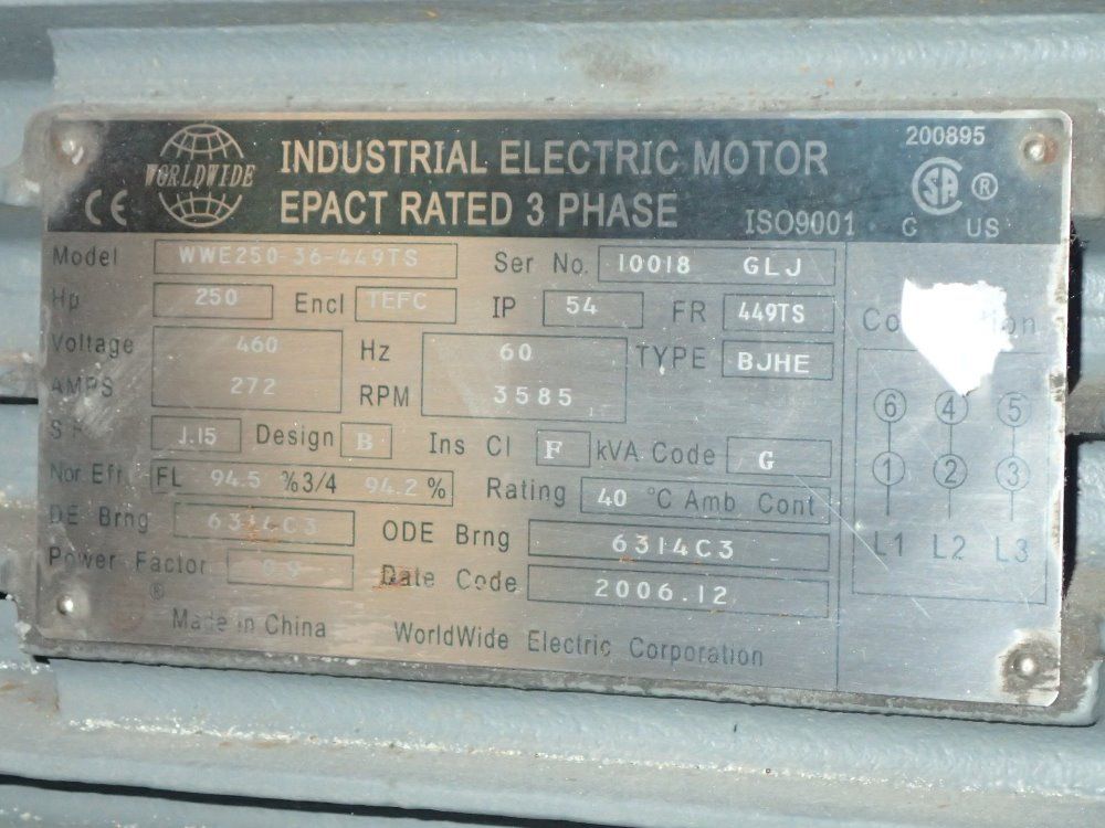 Worldwide Electric Corp. Motor