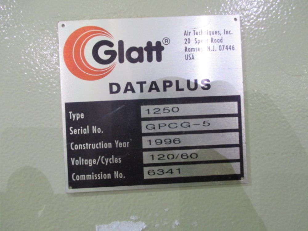 Glatt Glatt Gpcg 5 Fluid Bed Dryer Granulator