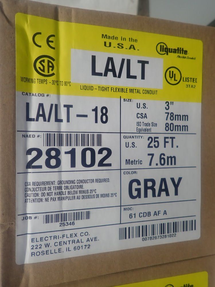 Electri-flex 3" Waterproof Conduit