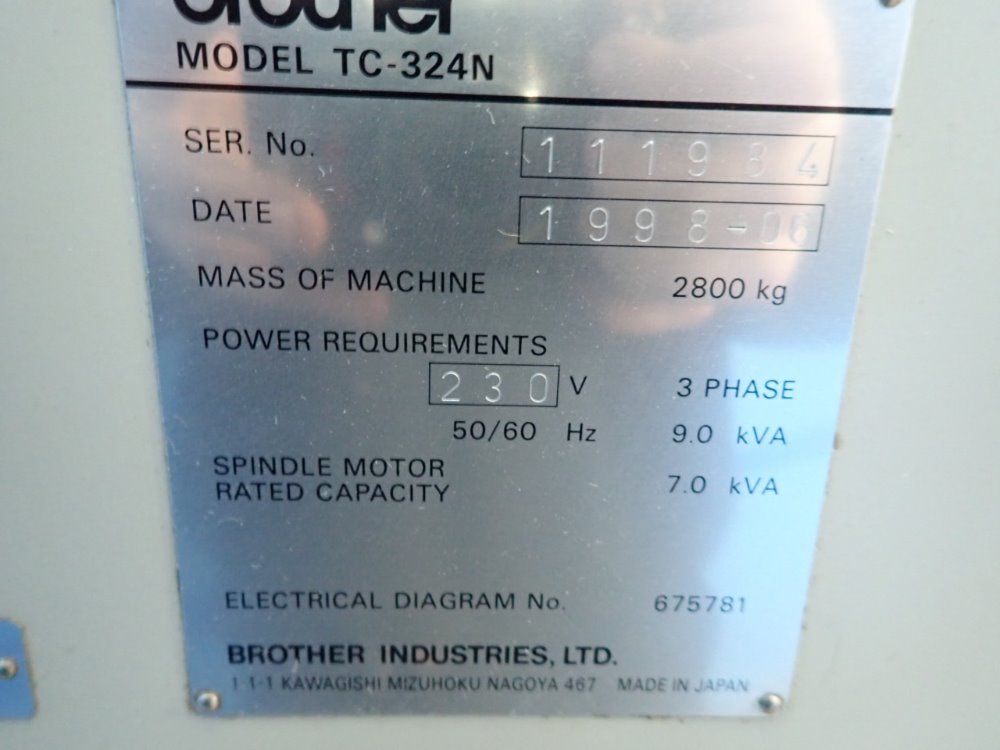 Brother Cnc Tapping Center