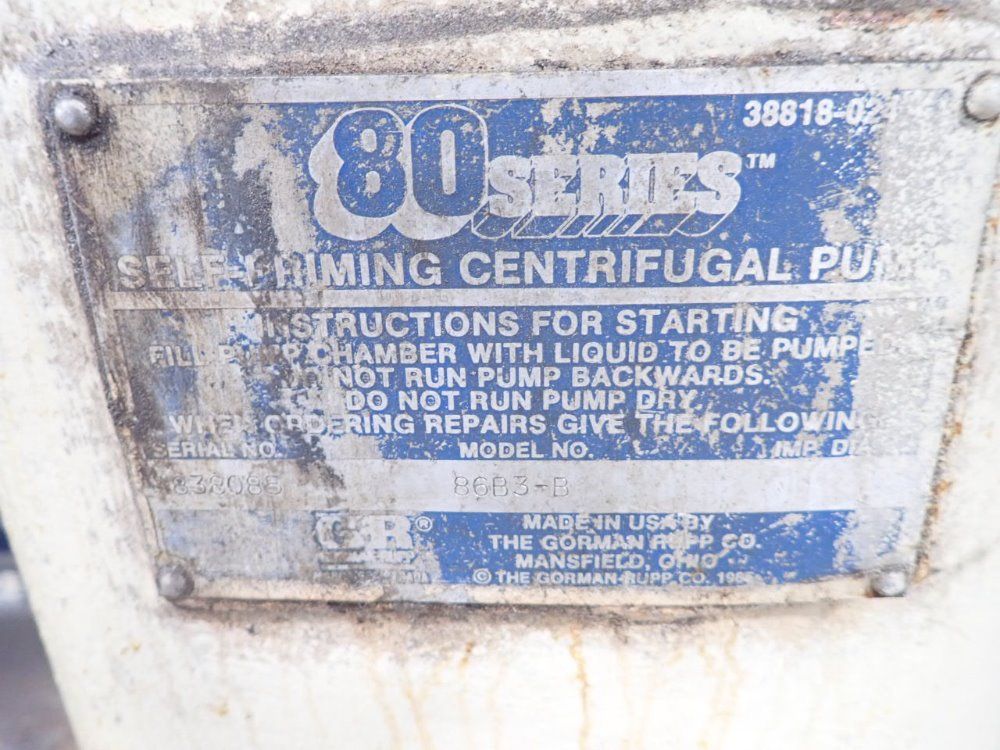 Gorman Rupp Pump