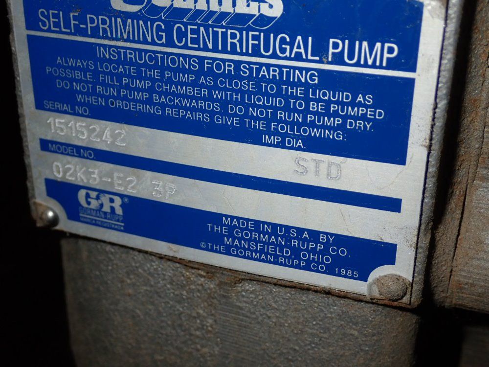 Gorman Rupp / Graco Pump Assembly