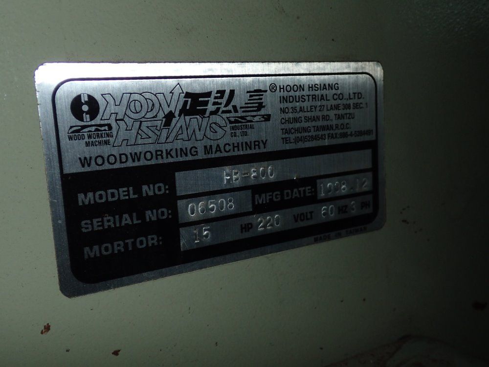 Hoon Hsiang Vertical Bandsaw