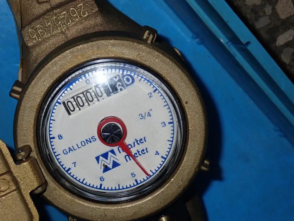 Master Meter Brass Gas Meter