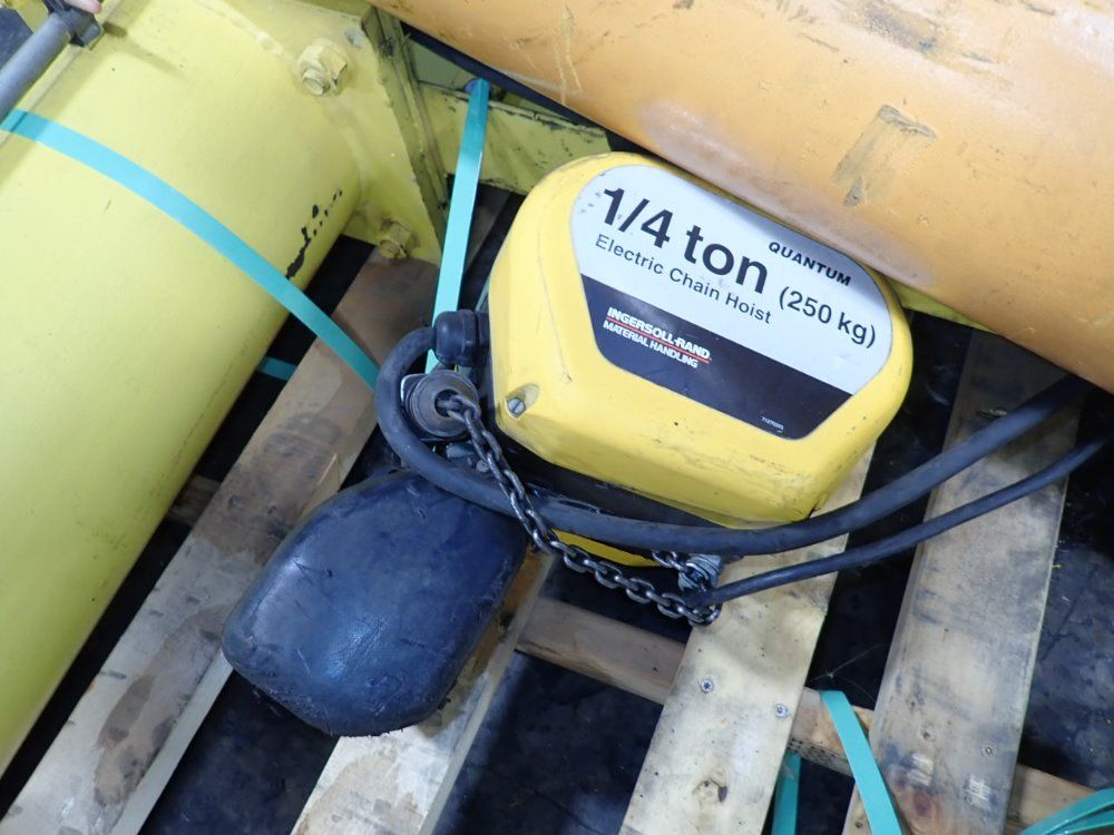 Abell Howe / Ingersoll Rand Jib Crane W/ Hoist