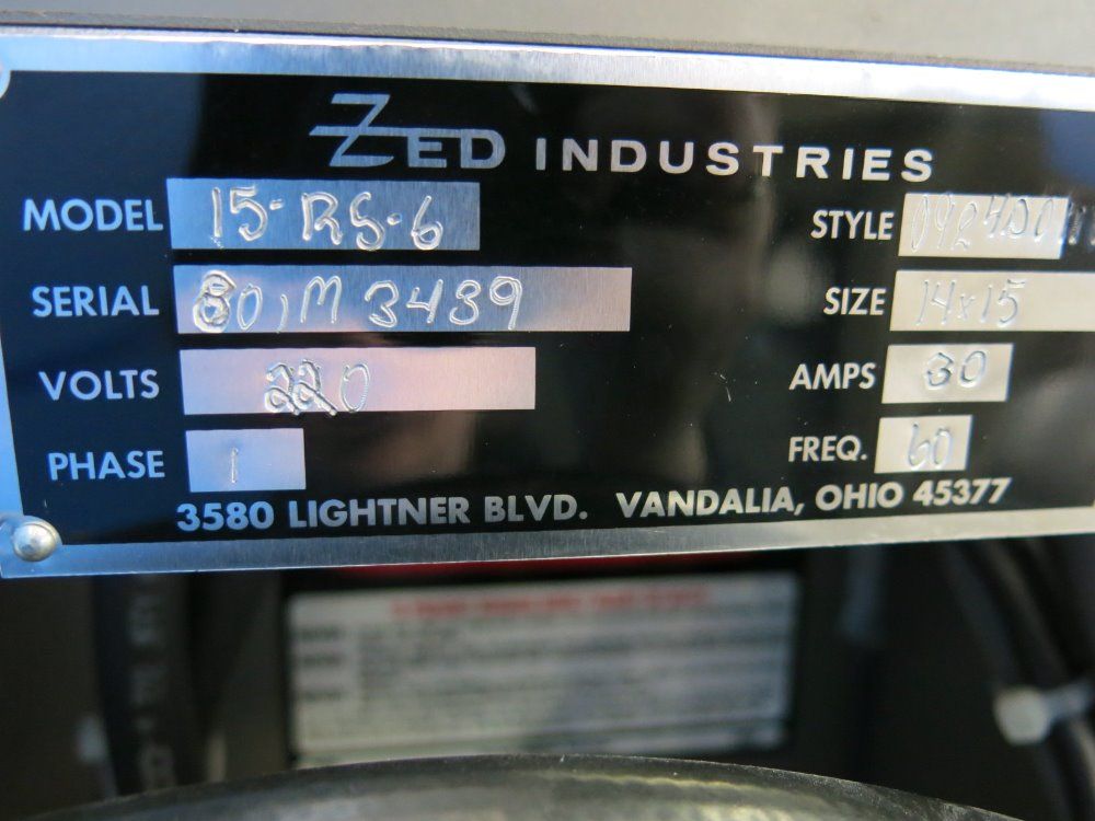 Zed Industries Blister Pack Machine