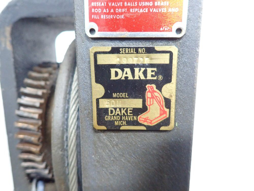 Dake H-frame Press