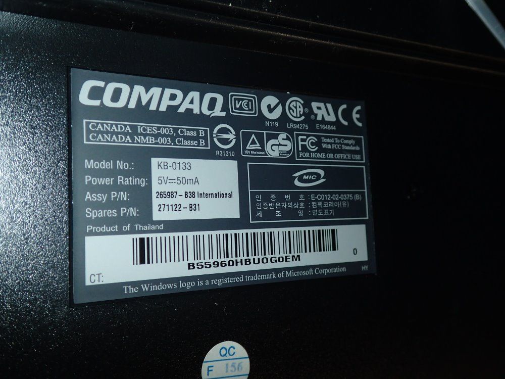 Compaq Keyboard