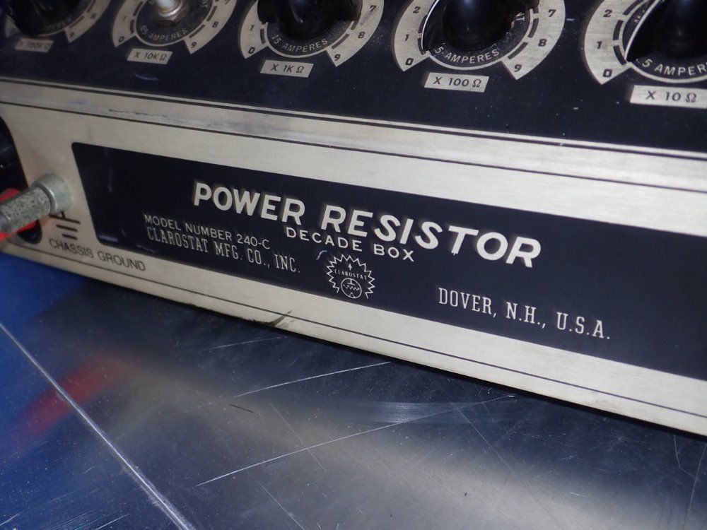 Clarostat Power Resistor Decade Box