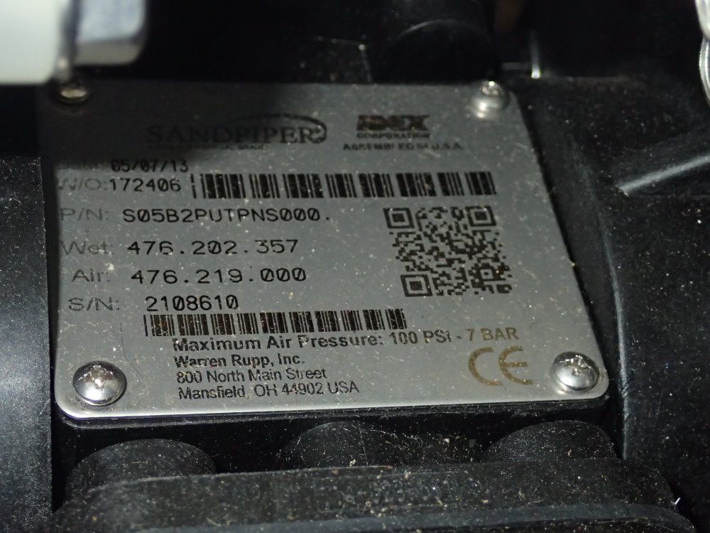 Sandpiper Diapgragm Pump