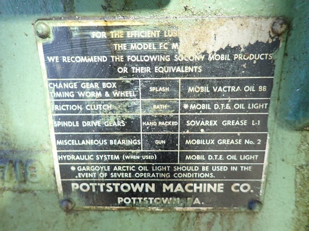 Pottstown Machine Drilling Machine