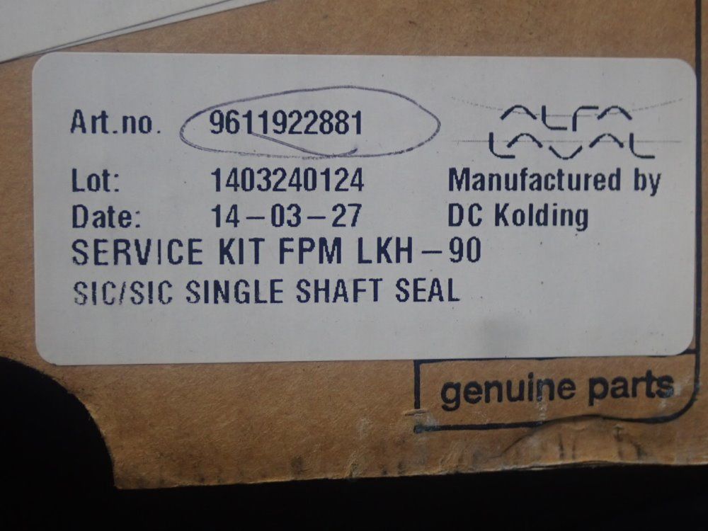 Lafa Laval Pump Service Kits