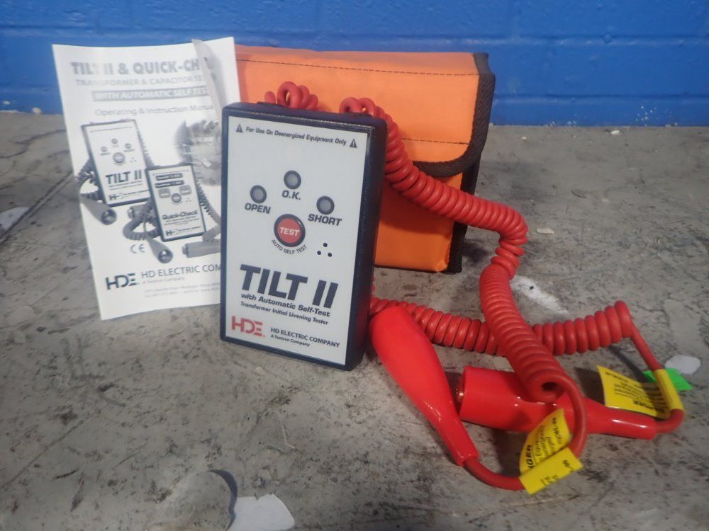 Hd Electric Transformer & Capacitor Tester