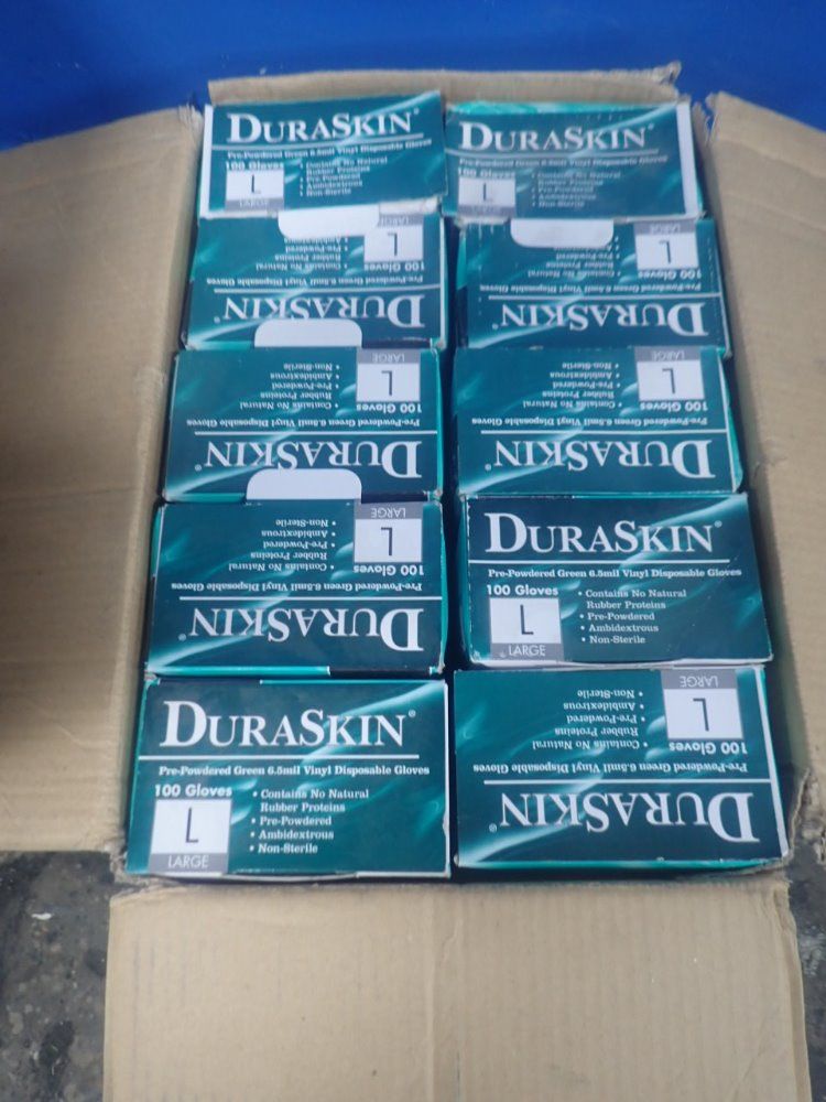 Duraskin Powdered Vinyl Gloves