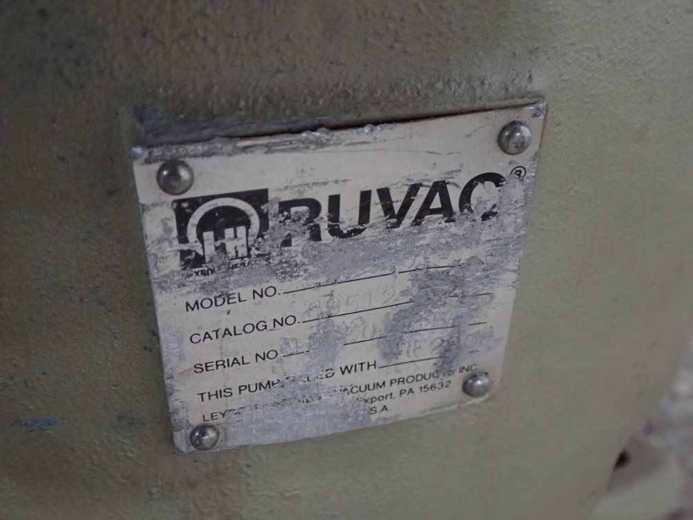 Ruvac Vacuum Pump