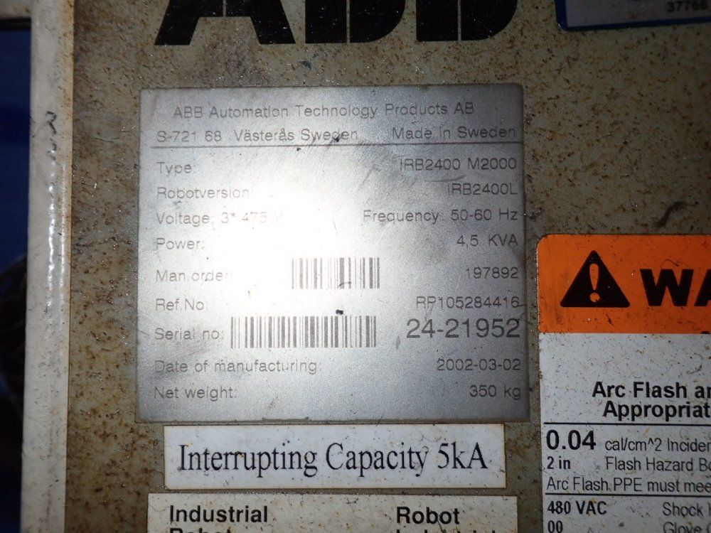 Abb Robot - Irb2400 M2000