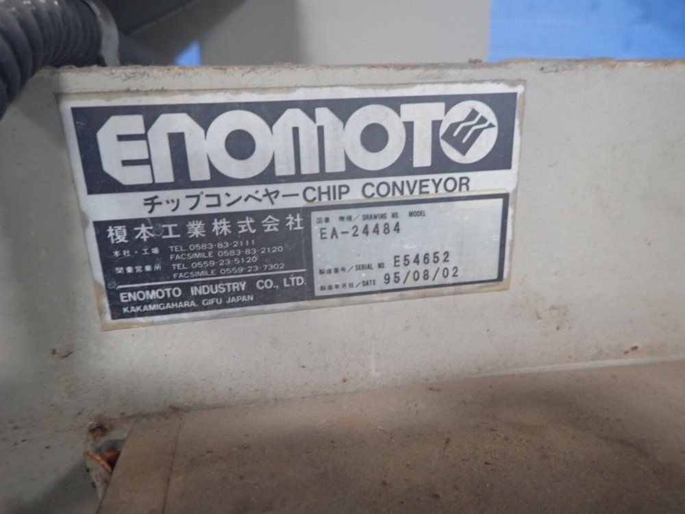 Enomoto Incline Chip Conveyor