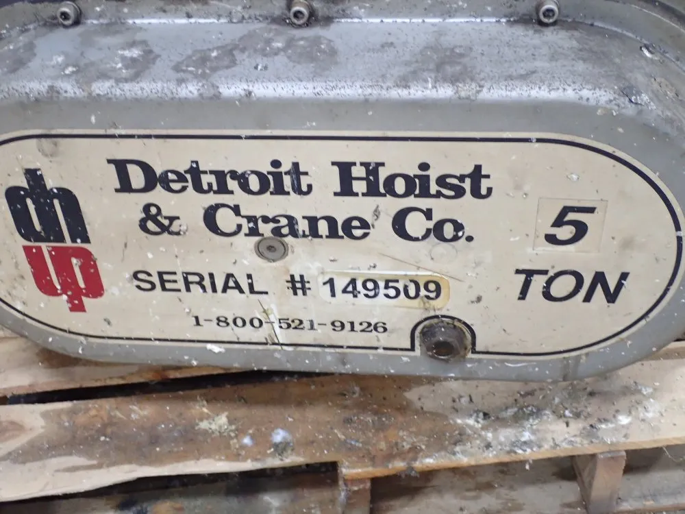Detroit Hoist And Crane Hoist